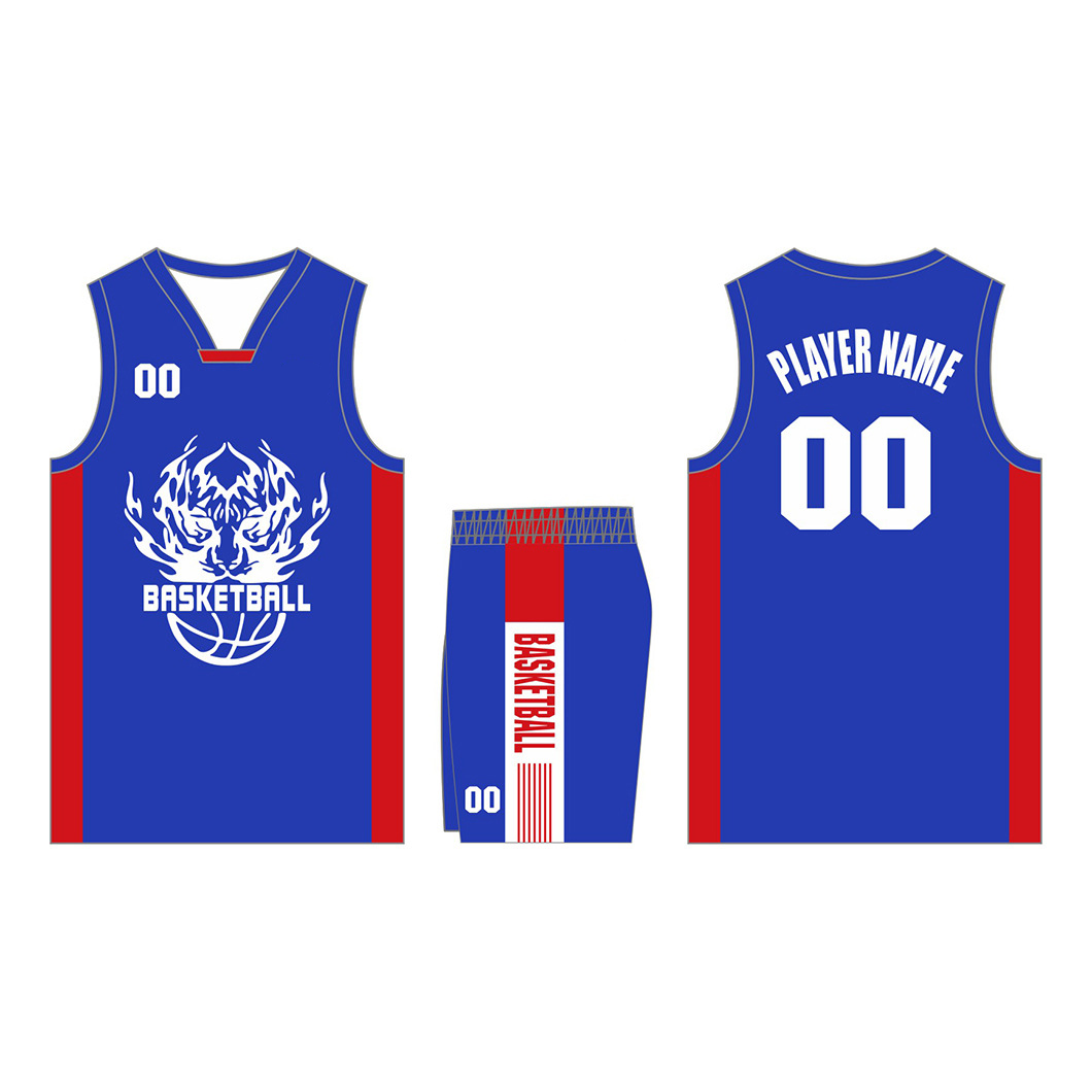 Custom Men Adult Sublimation Basketball Uniform