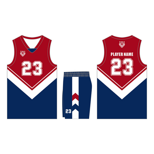 Custom Men Adult Sublimation Basketball Uniform