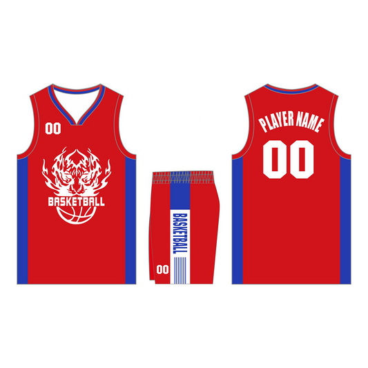 Custom Men Adult Sublimation Basketball Uniform