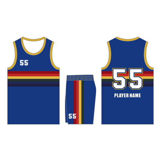 Custom Men Adult Sublimation Basketball Uniform