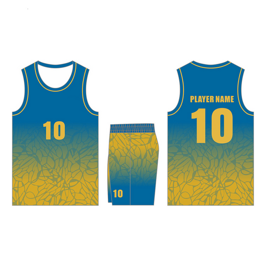 Custom Men Adult Sublimation Basketball Uniform