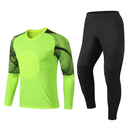 Custom Goalkeeper uniform football goalkeeper clothing tight anti-collision long-sleeved protective jersey