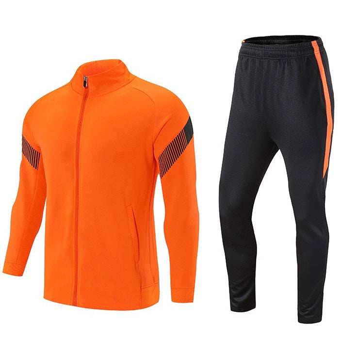 New Retro Long-sleeved Adult and Children's Sportswear Suit Training Clothes Tracksuit