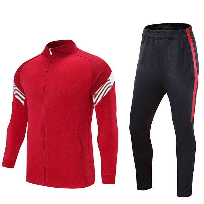 New Retro Long-sleeved Adult and Children's Sportswear Suit Training Clothes Tracksuit