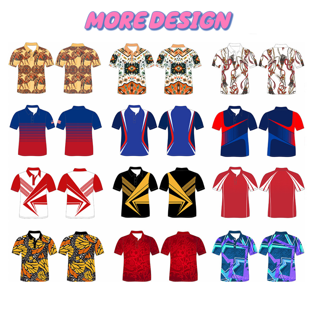 Custom sublimated Men's Short Sleeve POLO Shirt